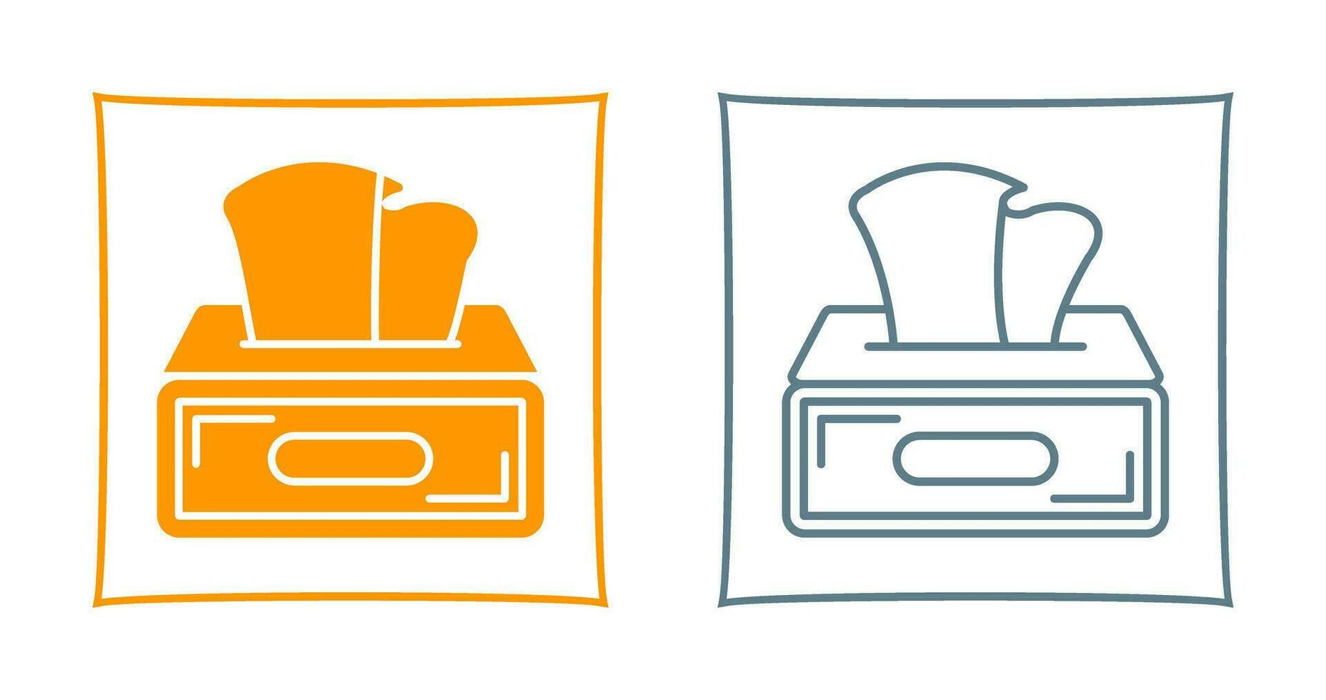 Tissue Box Vector Icon