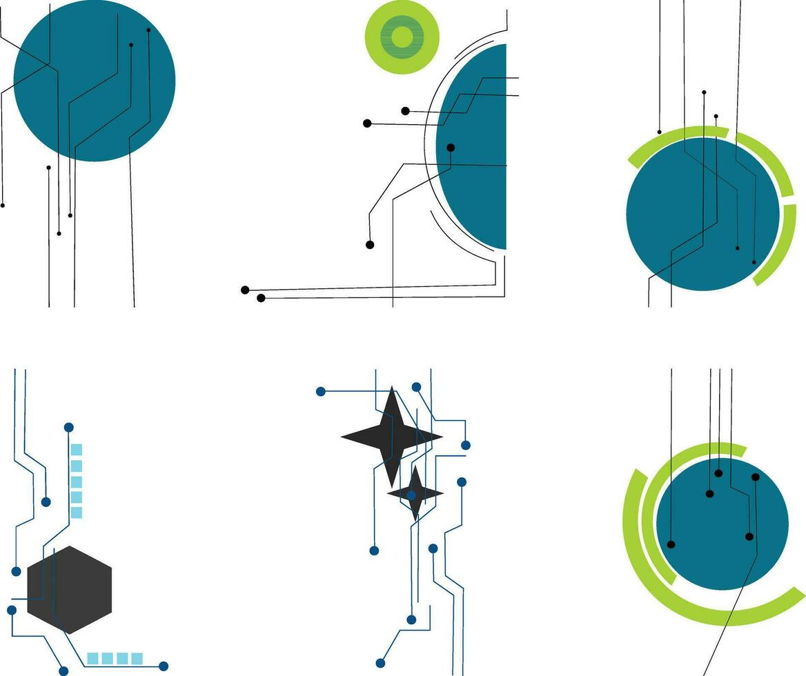 circuito tablero logo colocar. tecnología y Ingenieria concepto. vector ilustración