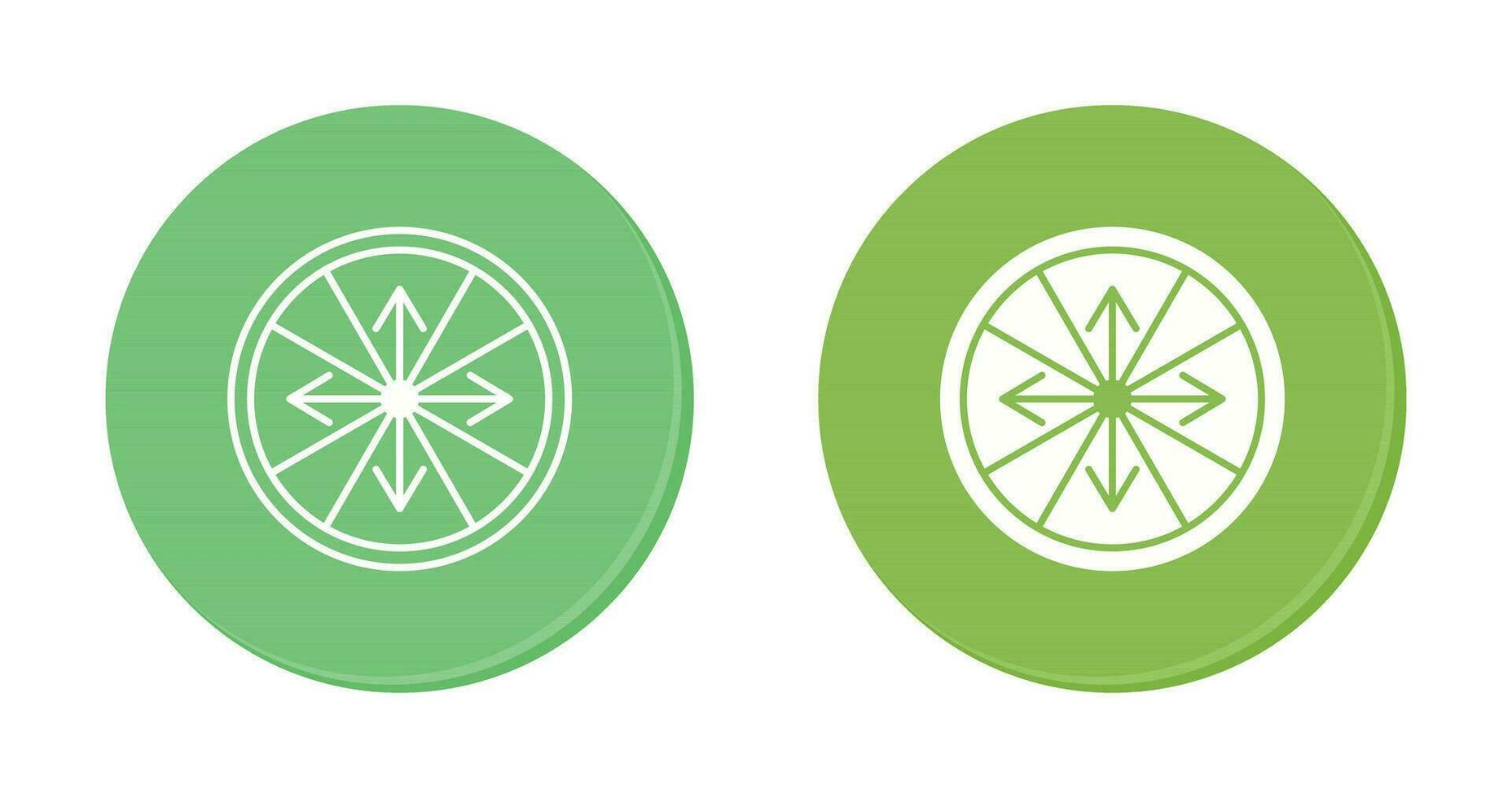 Roulette with Arrow Vector Icon
