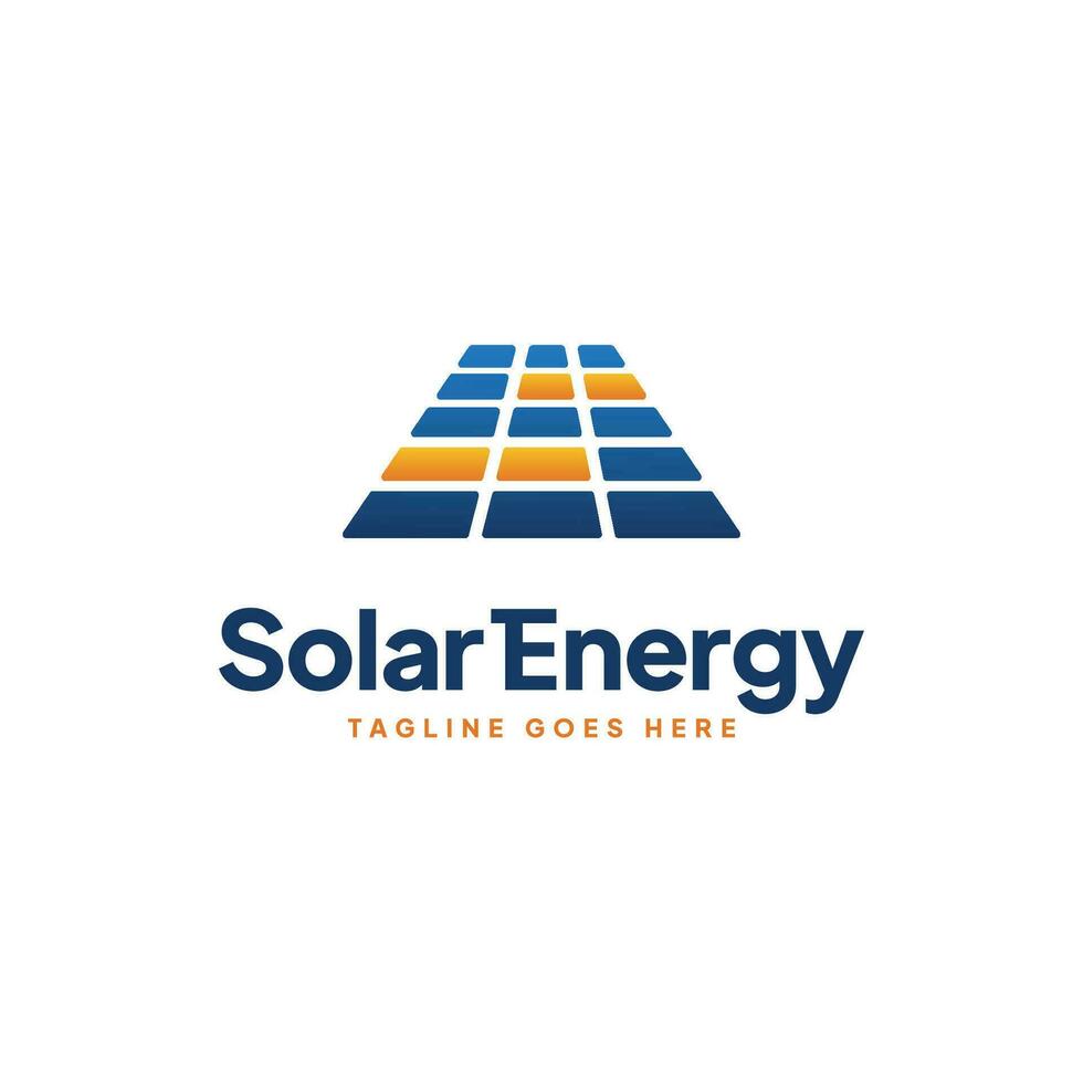 Solar Power Logo shaped letter S isolated on white background vector