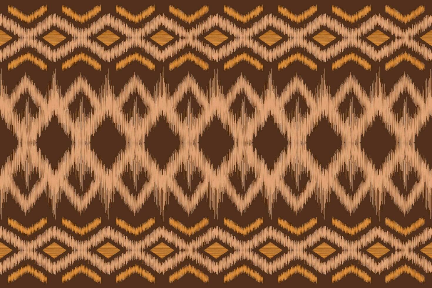 étnico ikat tela modelo geométrico estilo.africano ikat bordado étnico oriental modelo motivo marrón antecedentes. resumen,ilustración,textura,ropa,paño,decoración,alfombra,seda. vector