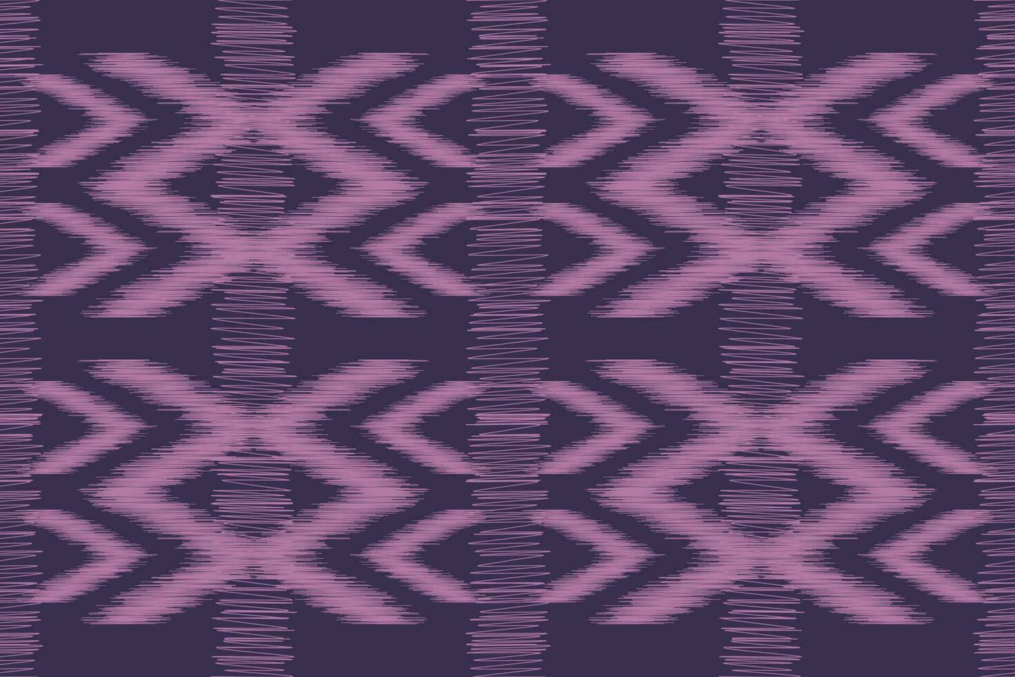 Ethnic Ikat fabric pattern geometric style.African Ikat embroidery Ethnic oriental pattern violet purple violet background. Abstract,vector,illustration.Texture,clothing,scraf,decoration,carpet. vector