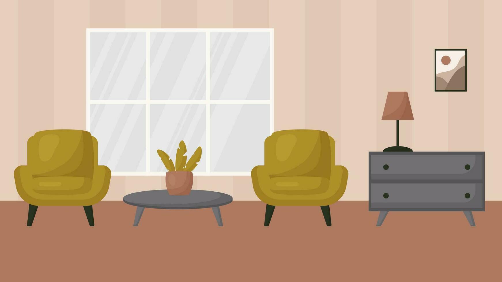 room interior design vector