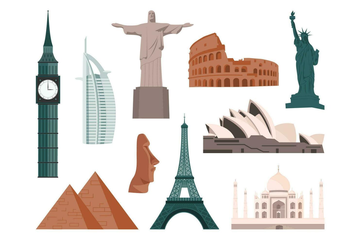 set of landmark vector