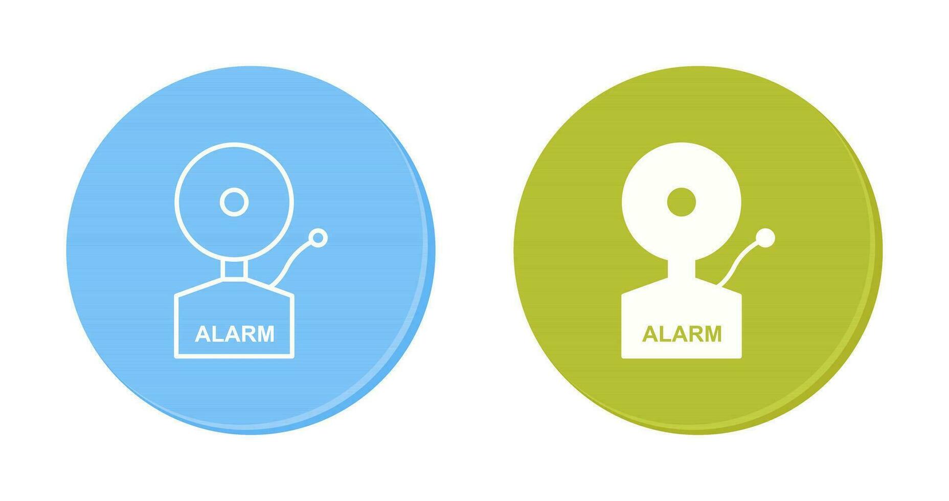 icono de vector de alarmas