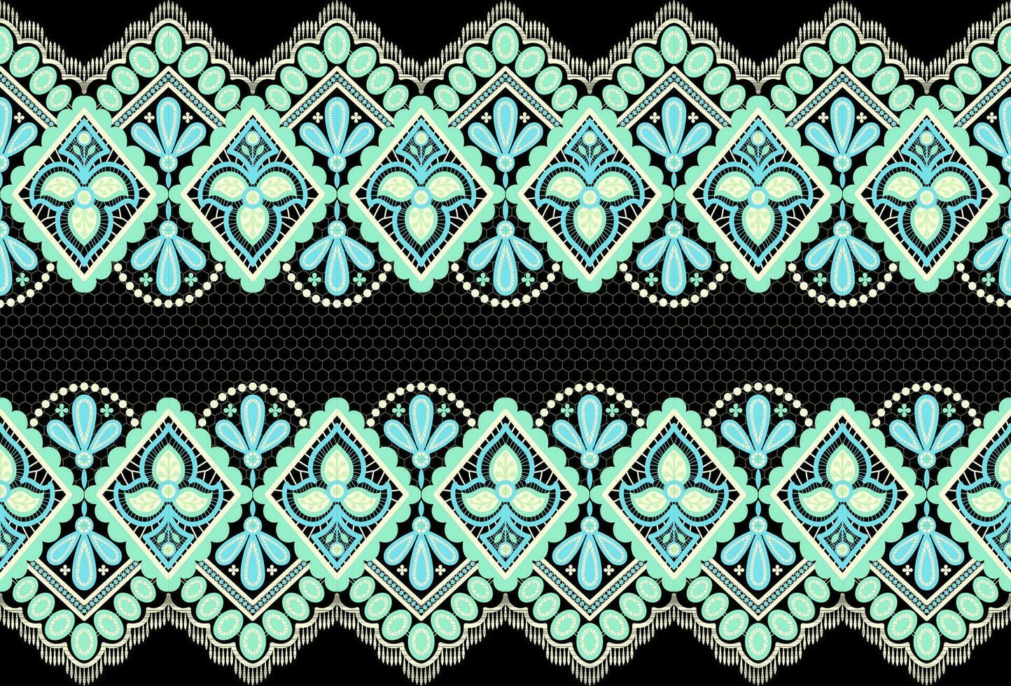 botánico floral sin costura. antecedentes sin costura modelo geométrico étnico modelo diseño para fondo, alfombra, fondo de pantalla, ropa, envase, batik, tela, impresión textil ilustración. vector