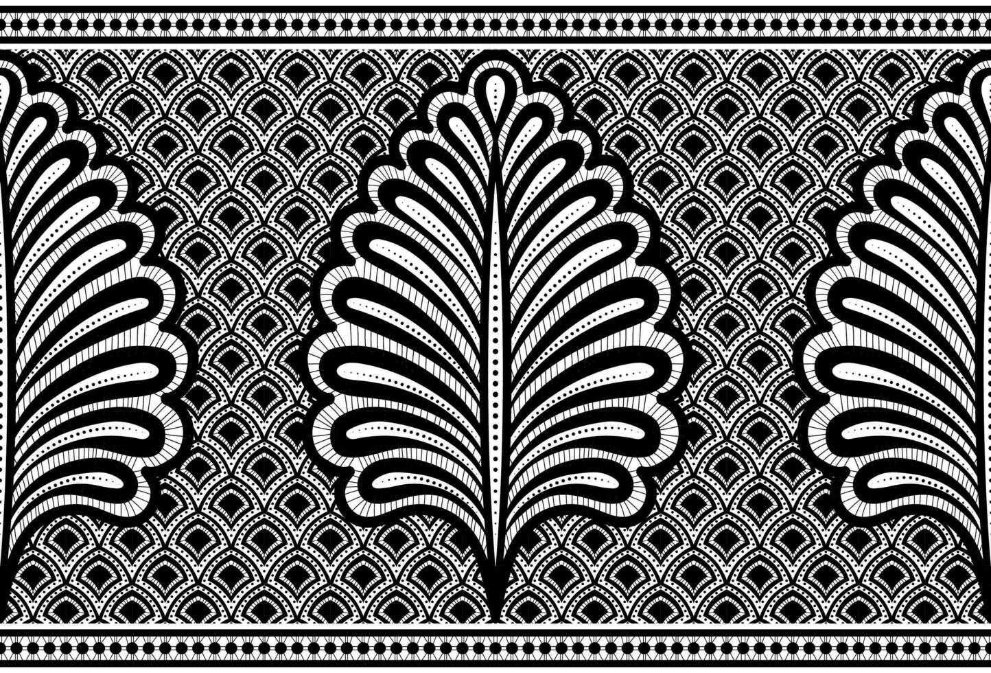 Seamless lace pattern, flower vintage vector background.