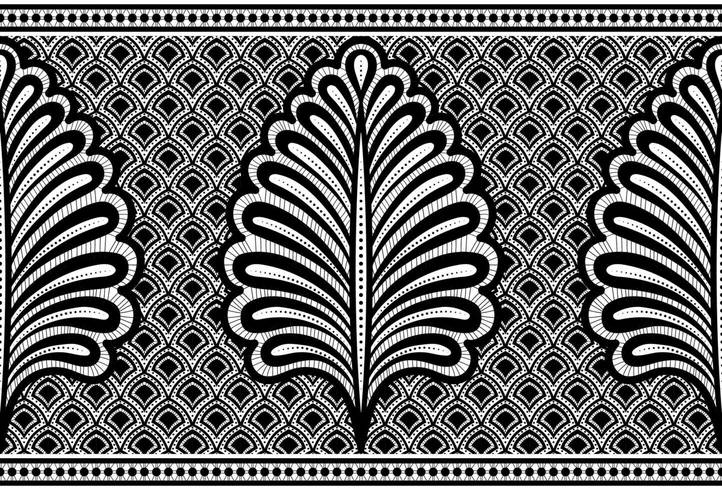 Seamless lace pattern, flower vintage vector background.