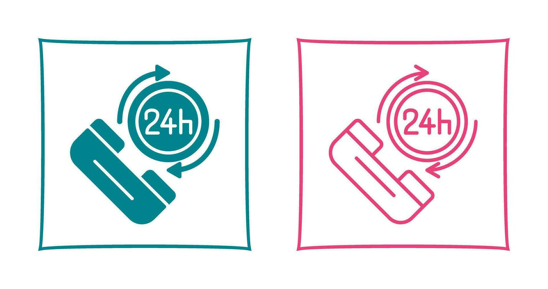 24h Vector Icon