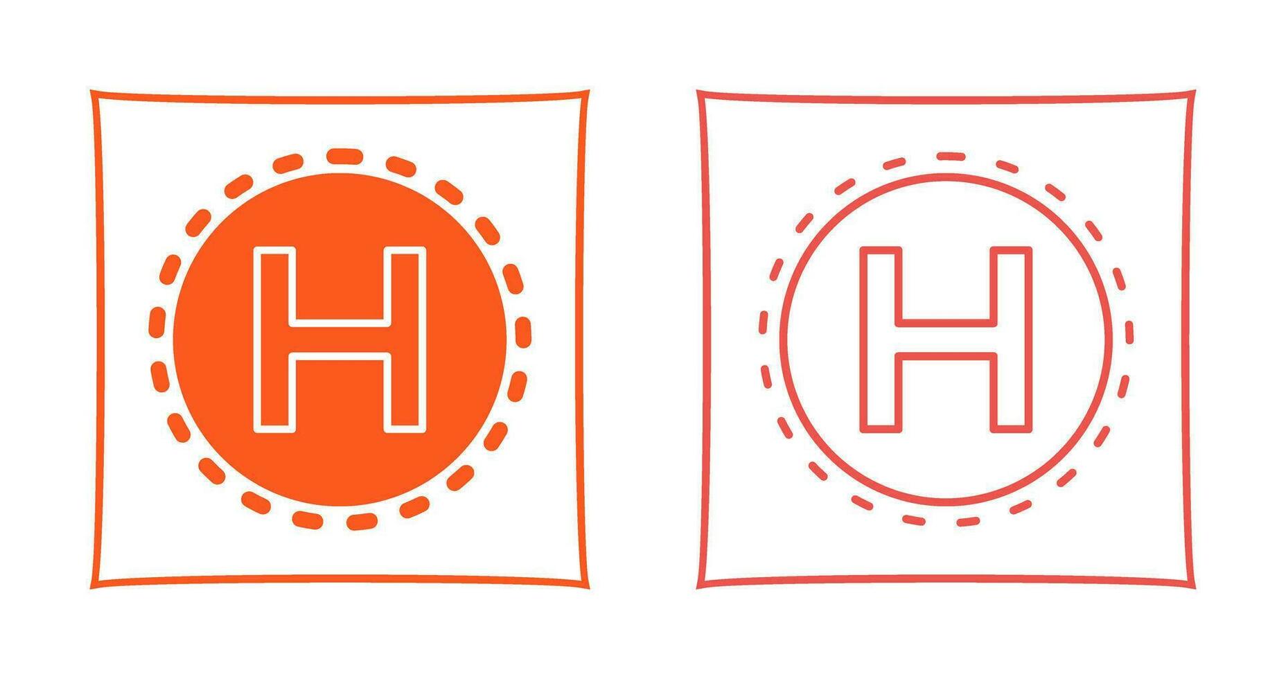 Helipad Vector Icon
