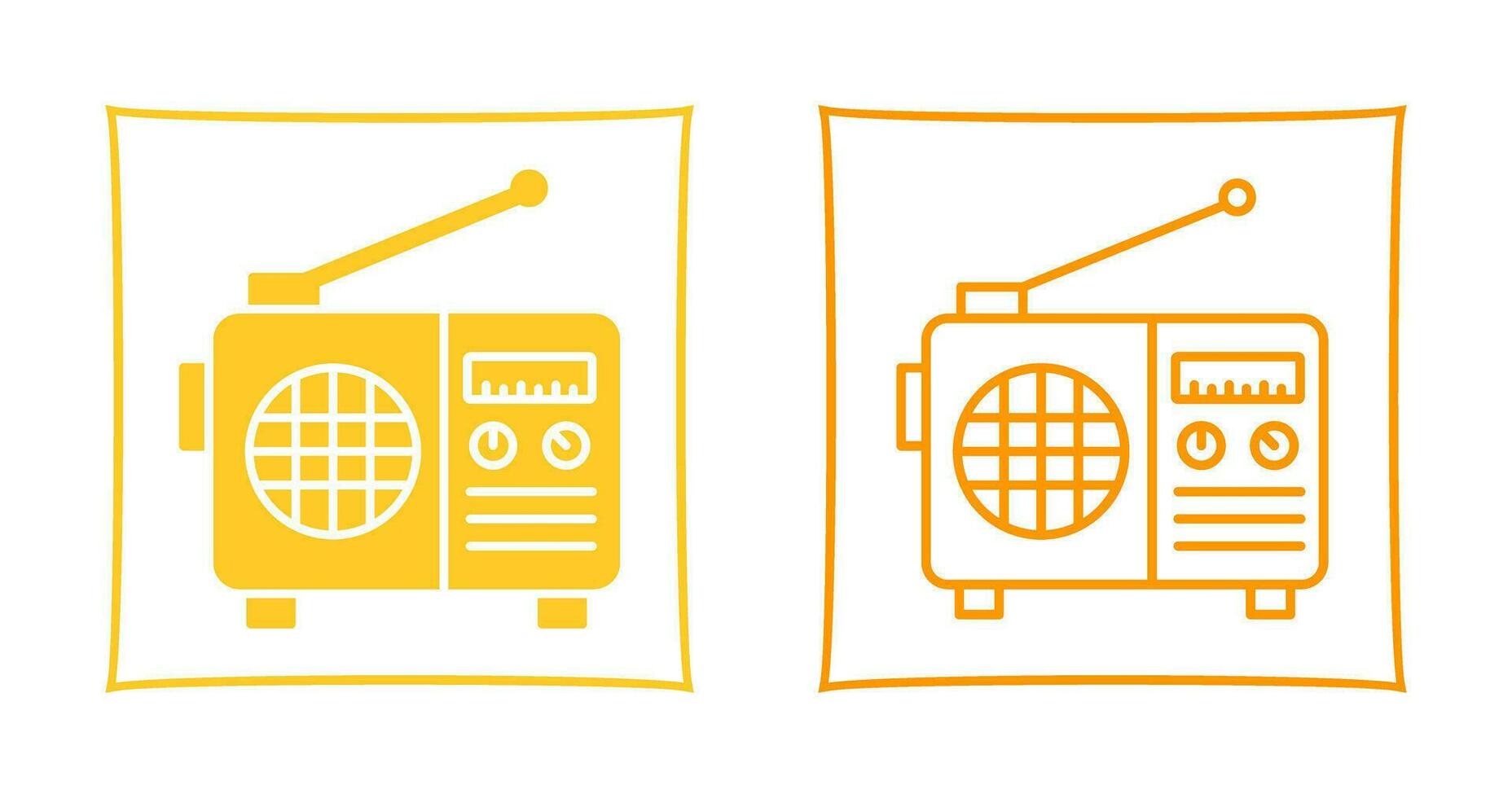 Radio Vector Icon