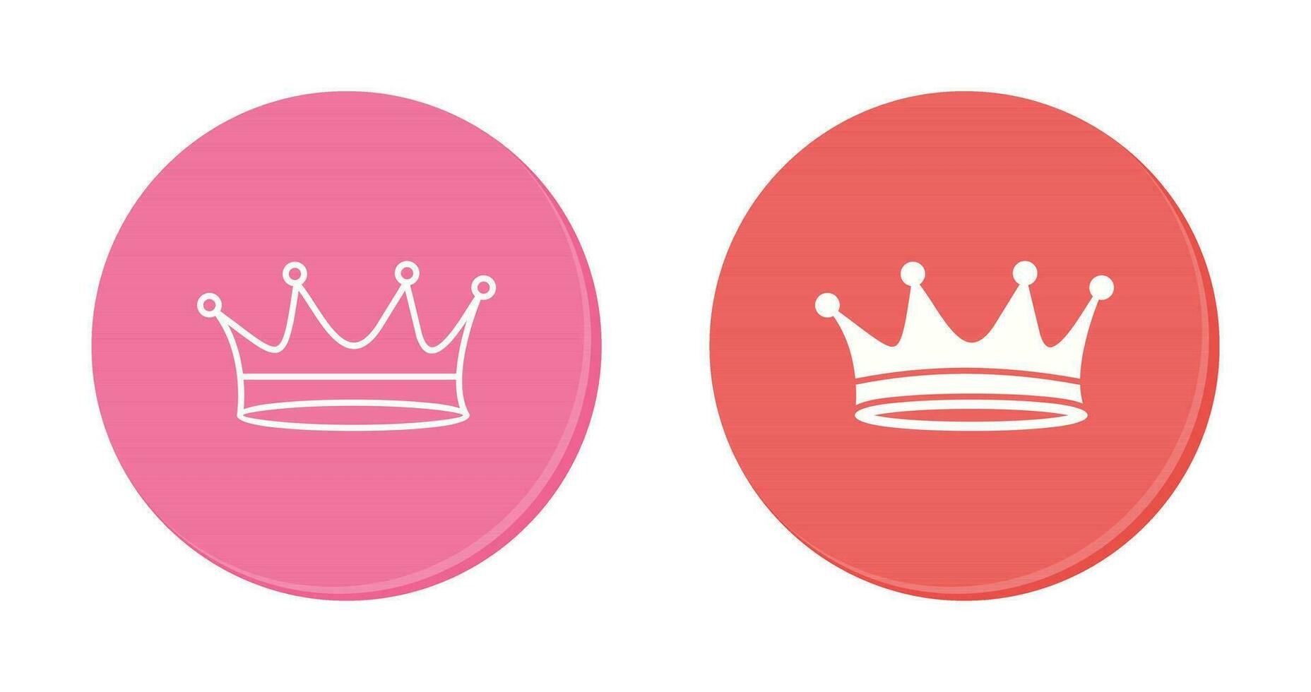 King Crown Vector Icon