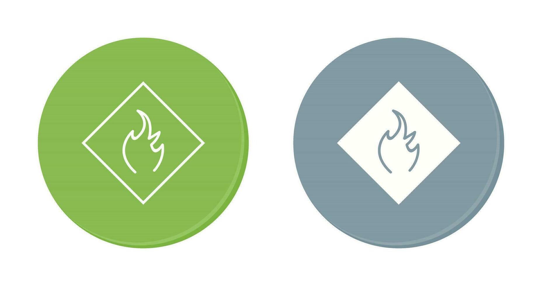 Danger of Flame Vector Icon
