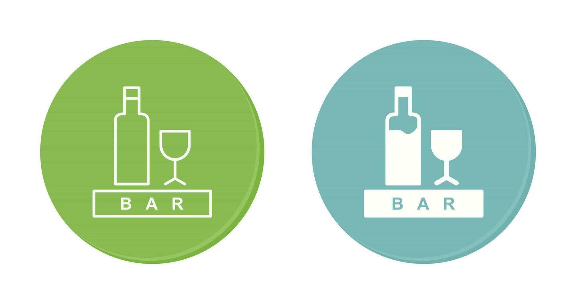 Unique Bar Sign Vector Icon