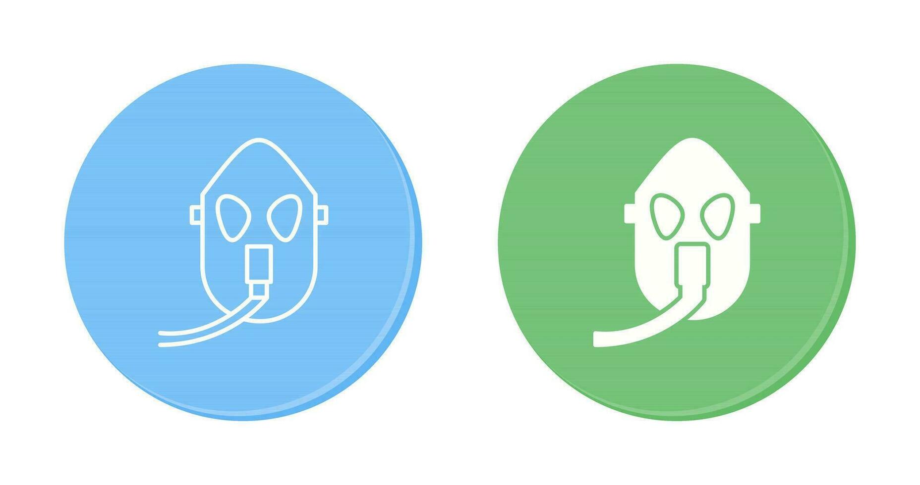 Unique Oxygen Mask Vector Icon
