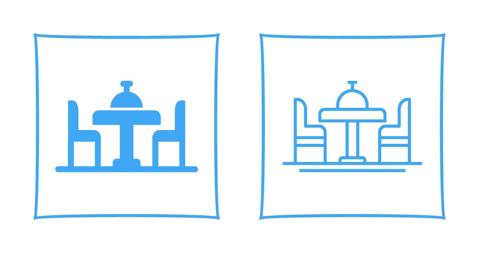 Dinning Table Vector Icon