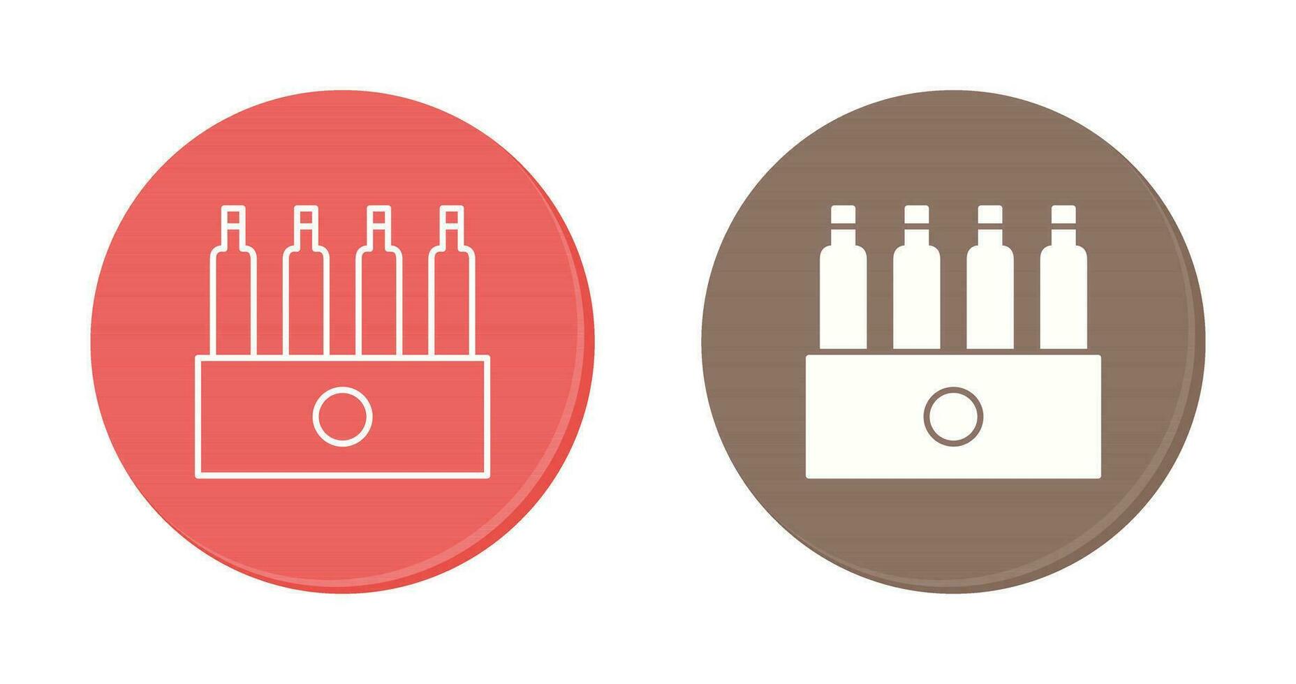 Unique Pack of Beers Vector Icon