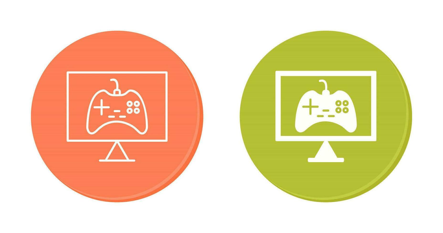 Unique Online Games Vector Icon