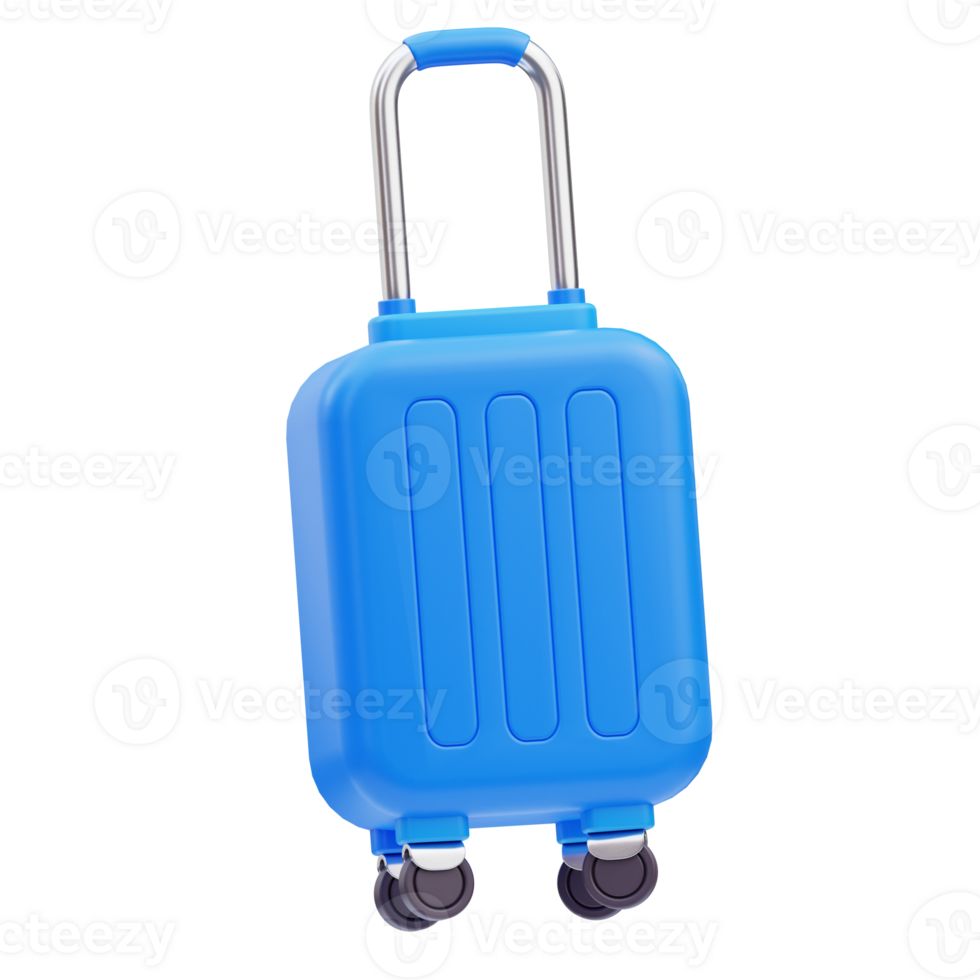 Suitcase Travel 3D Illustration png