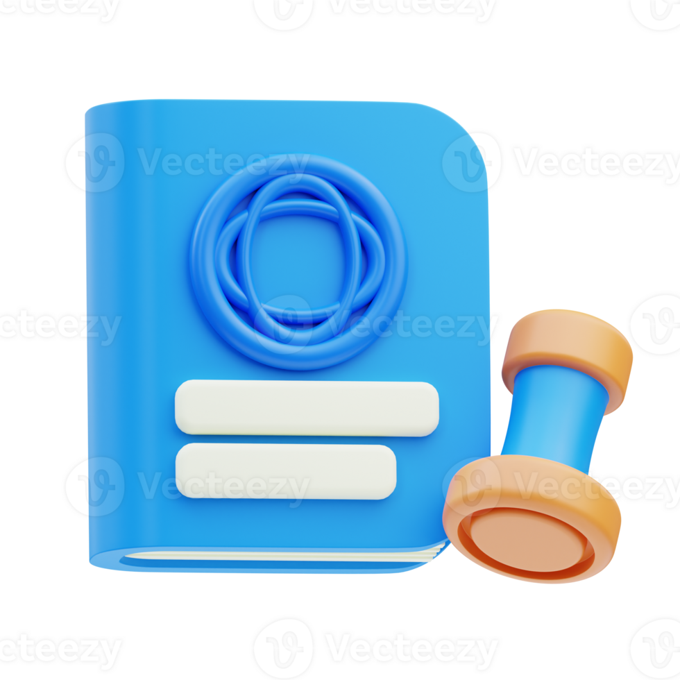 Passport Travel 3D Illustration png