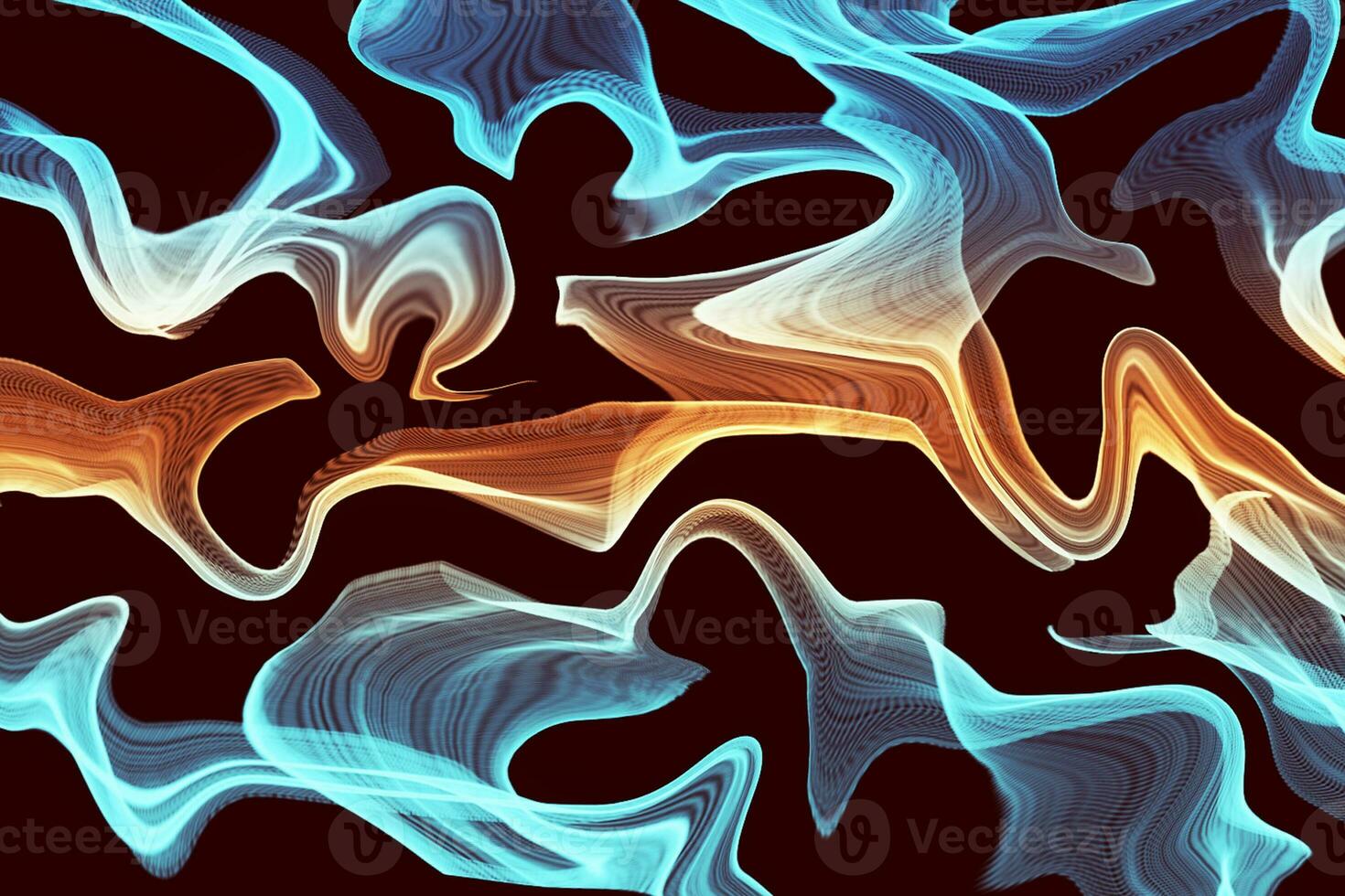 hand drawn abstract with wave effect background wallpaper photo