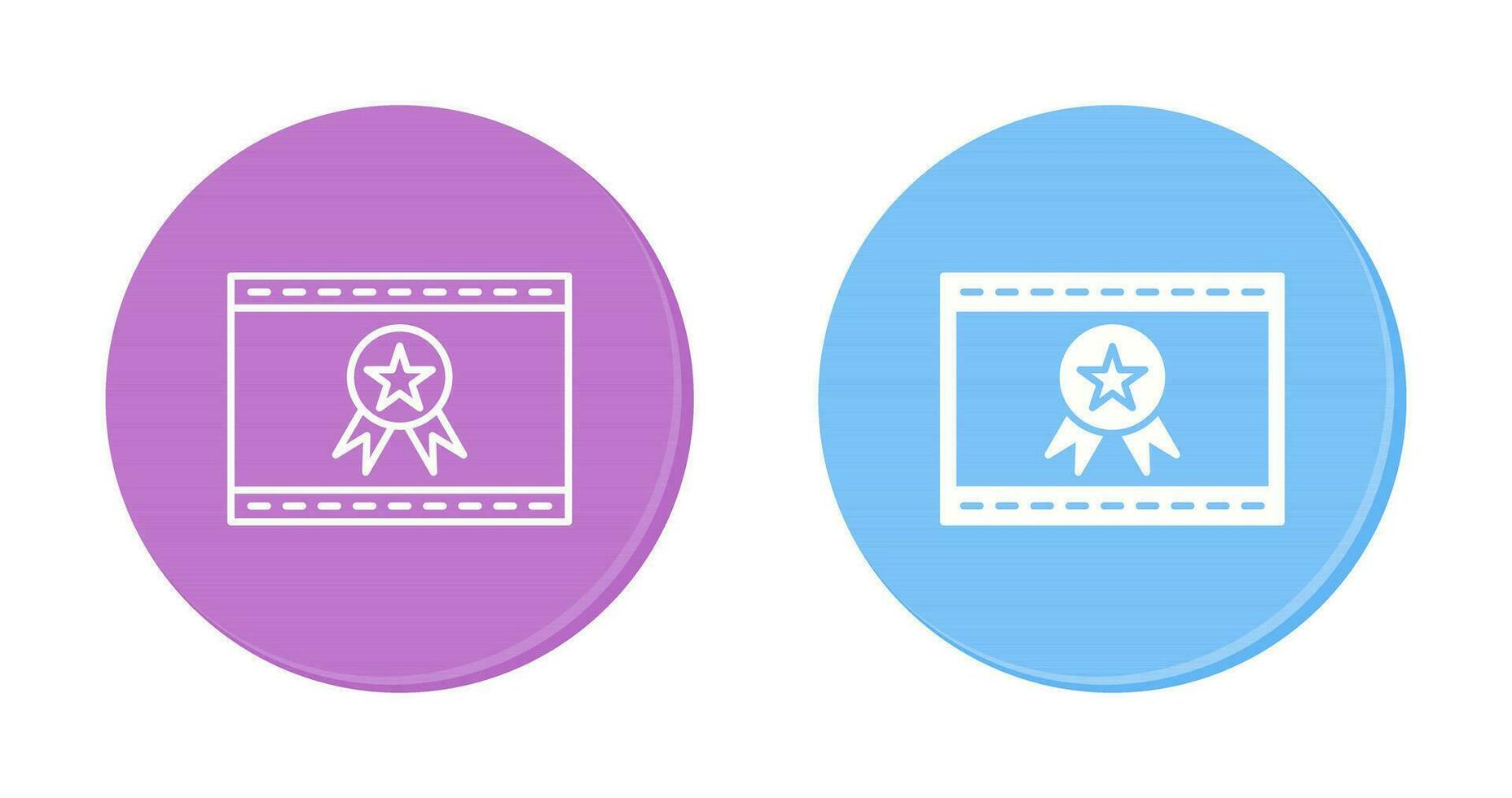 Unique Web Award Vector Icon