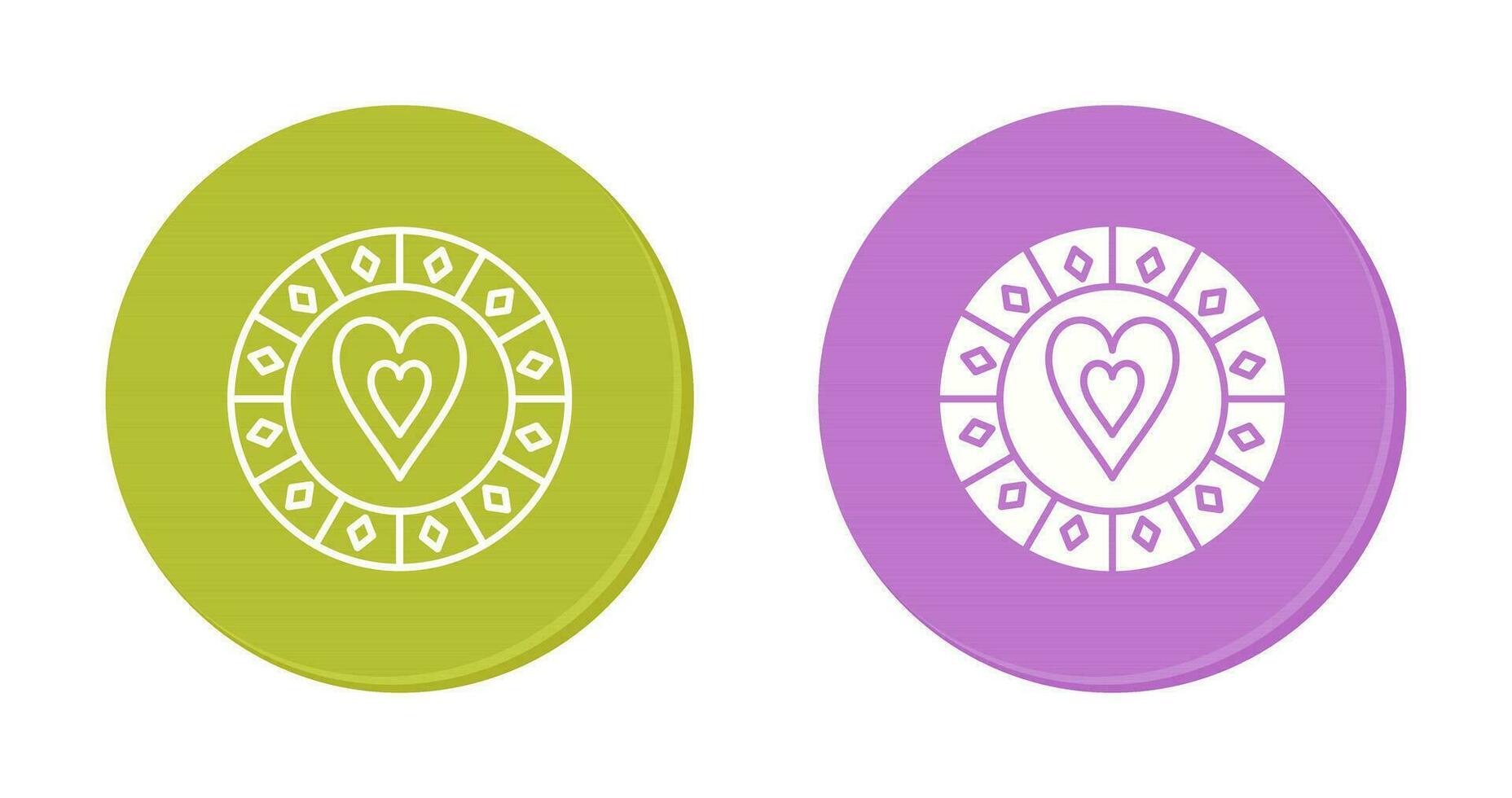 Heart Chip Vector Icon
