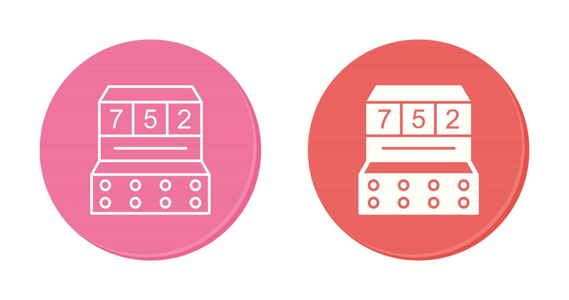 Slot Machine Vector Icon