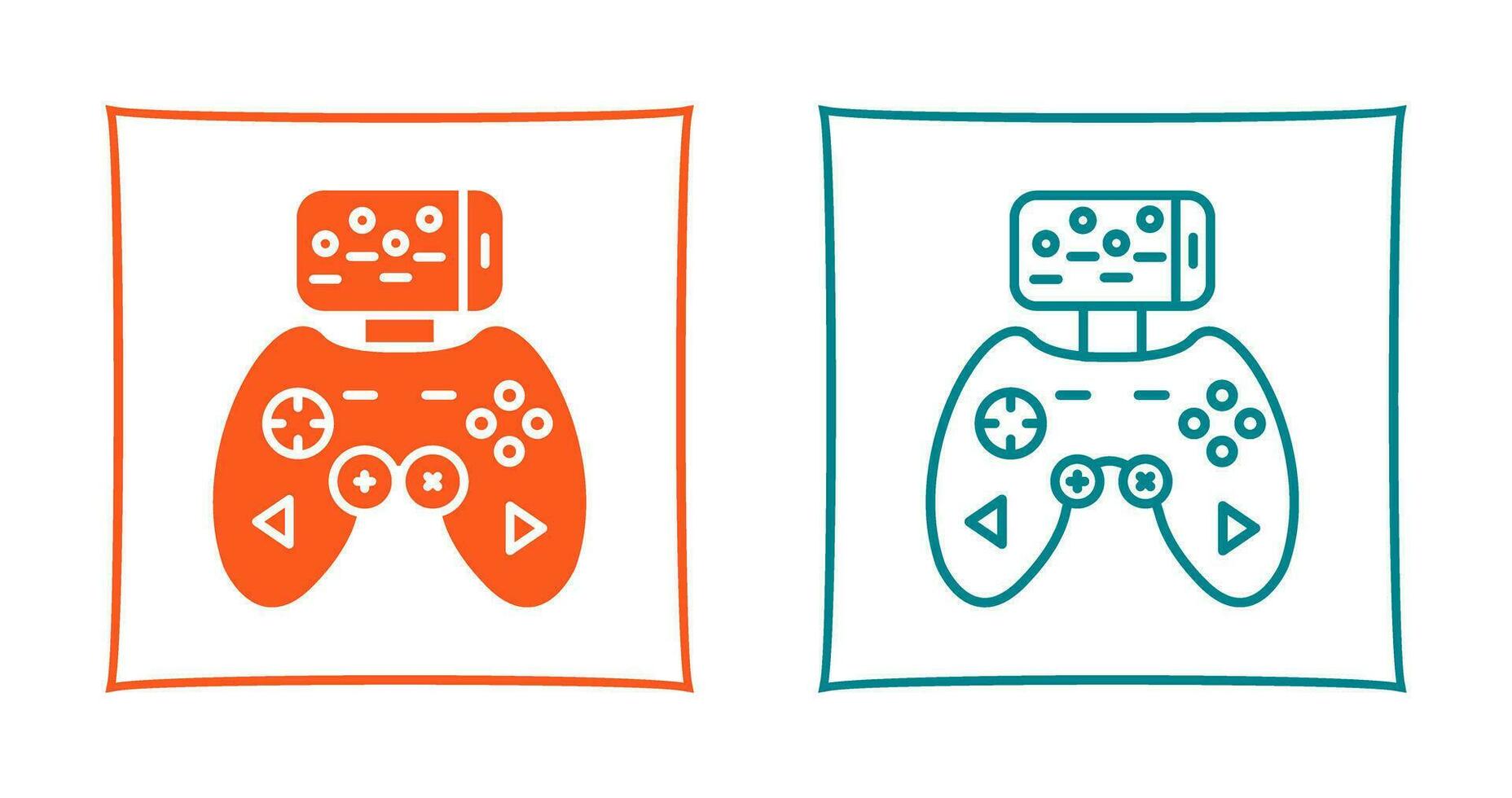 icono de vector de controlador de juego