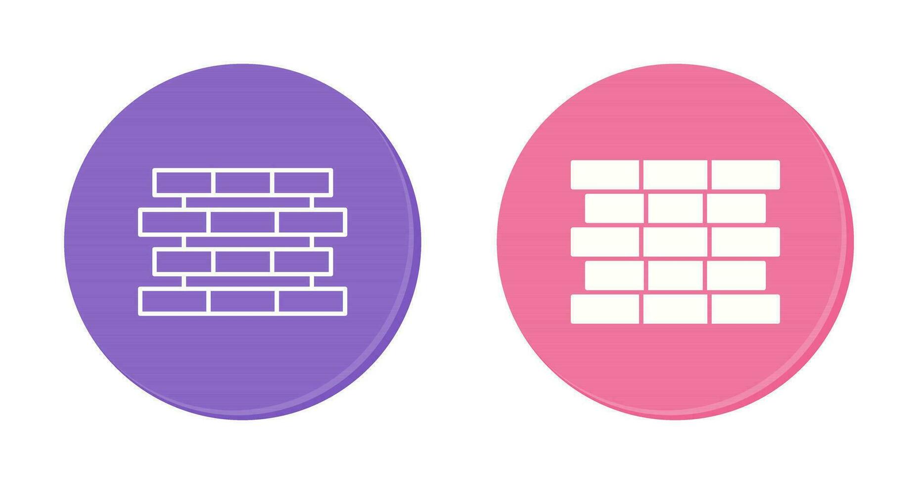 Unique Bricks Vector Icon