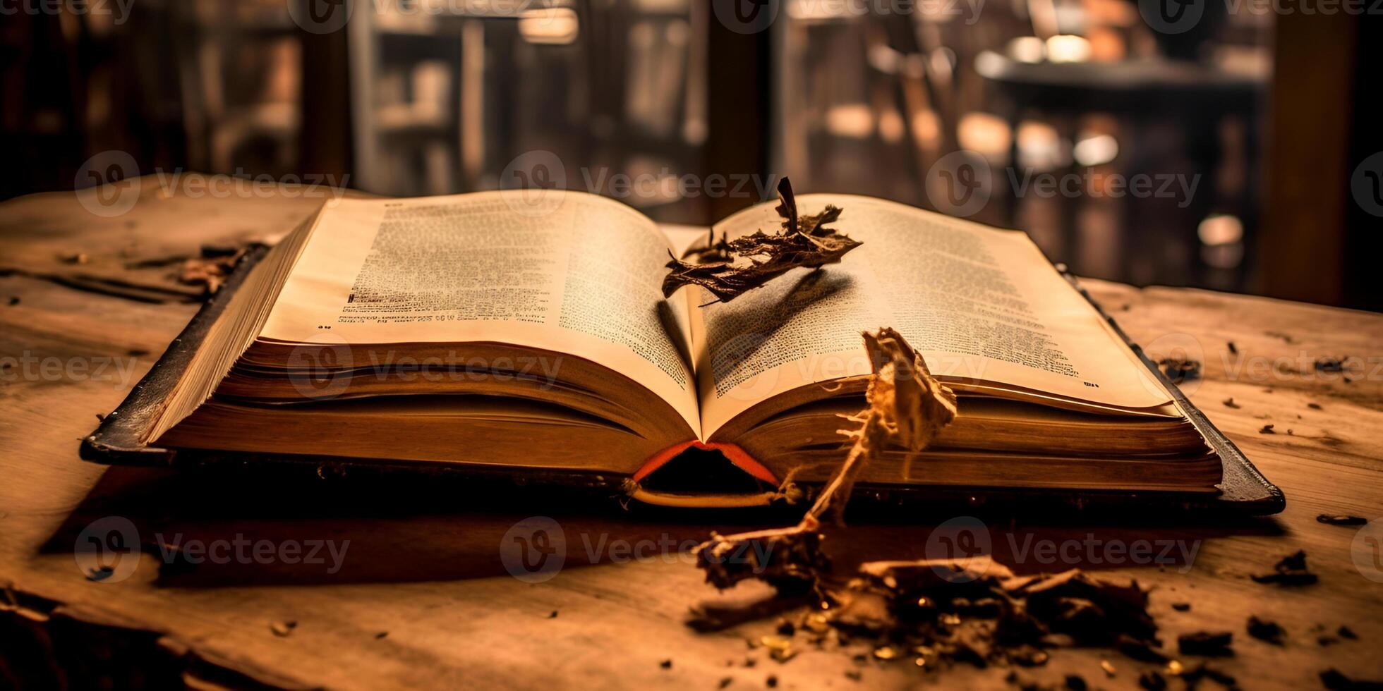 books on the table photo
