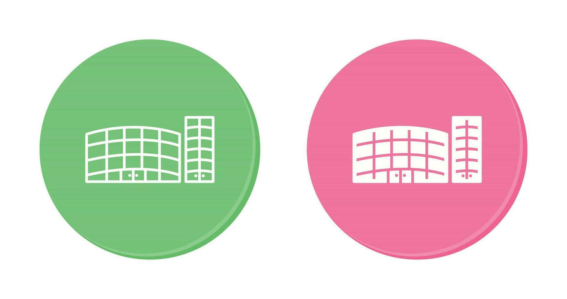 Unique Shopping Mall Vector Icon
