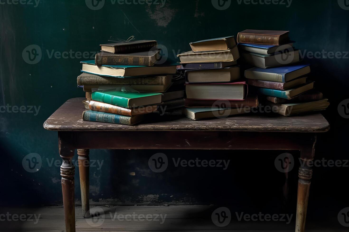 books on the table photo
