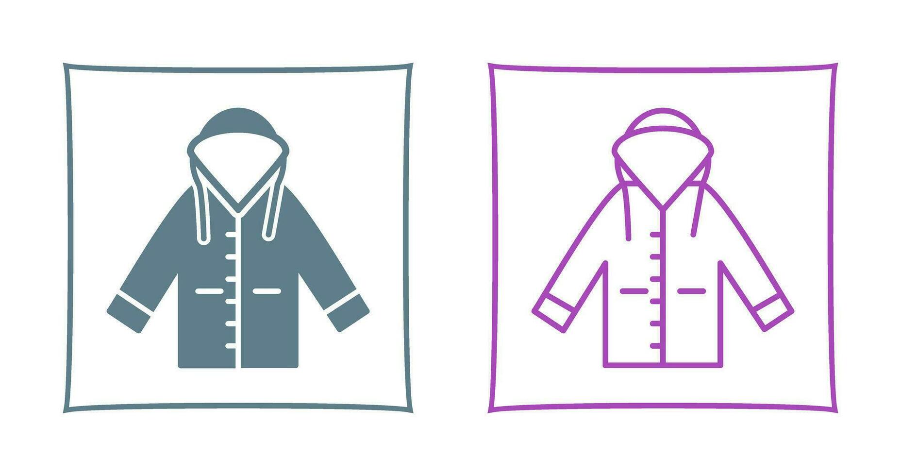 Raincoat Vector Icon