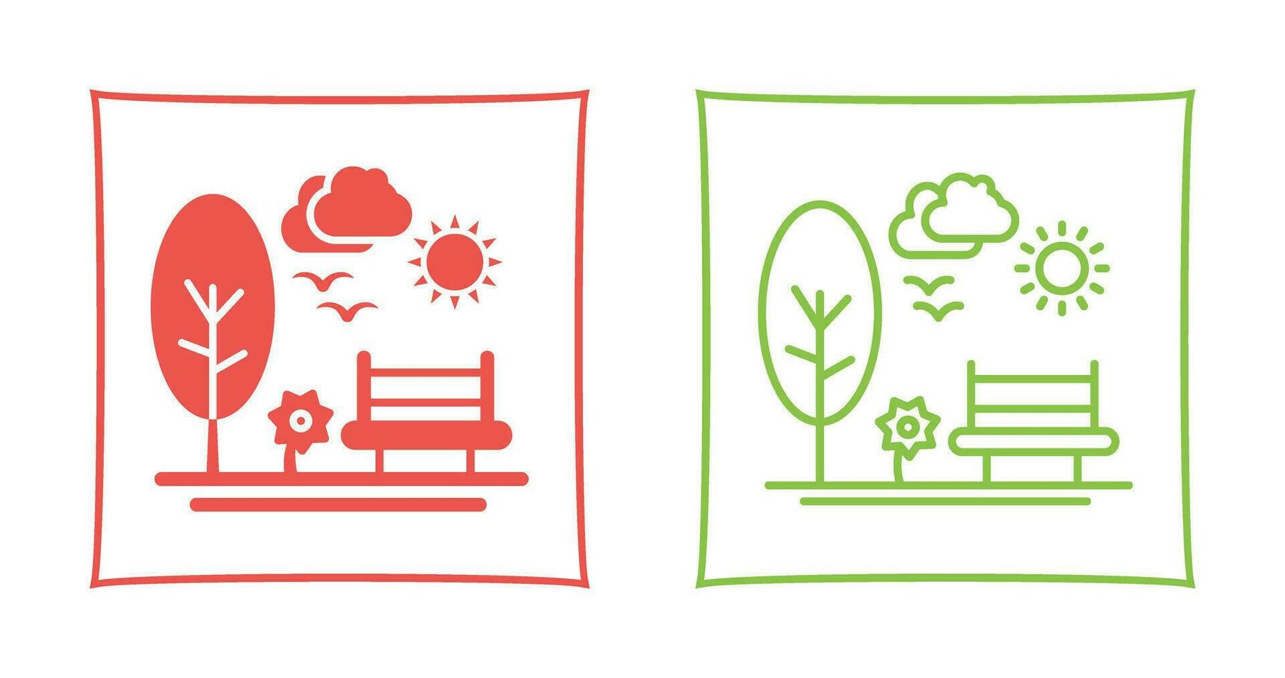 Park Vector Icon