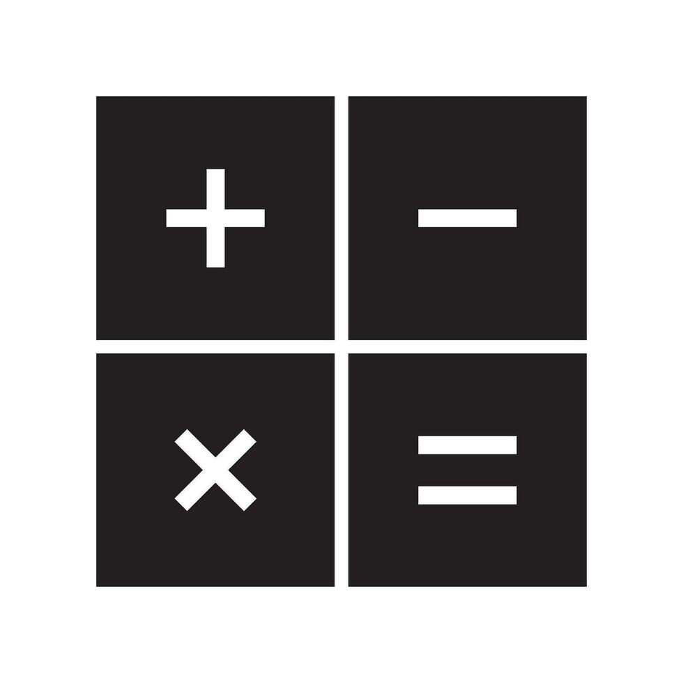 calculator icon vector