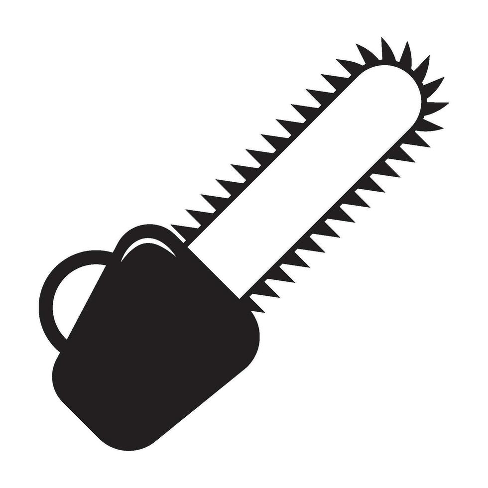 chainsaw icon vector