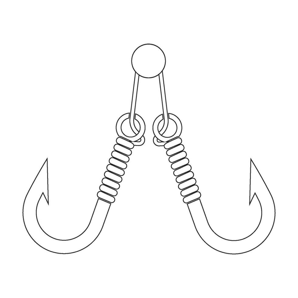 hook icon vector
