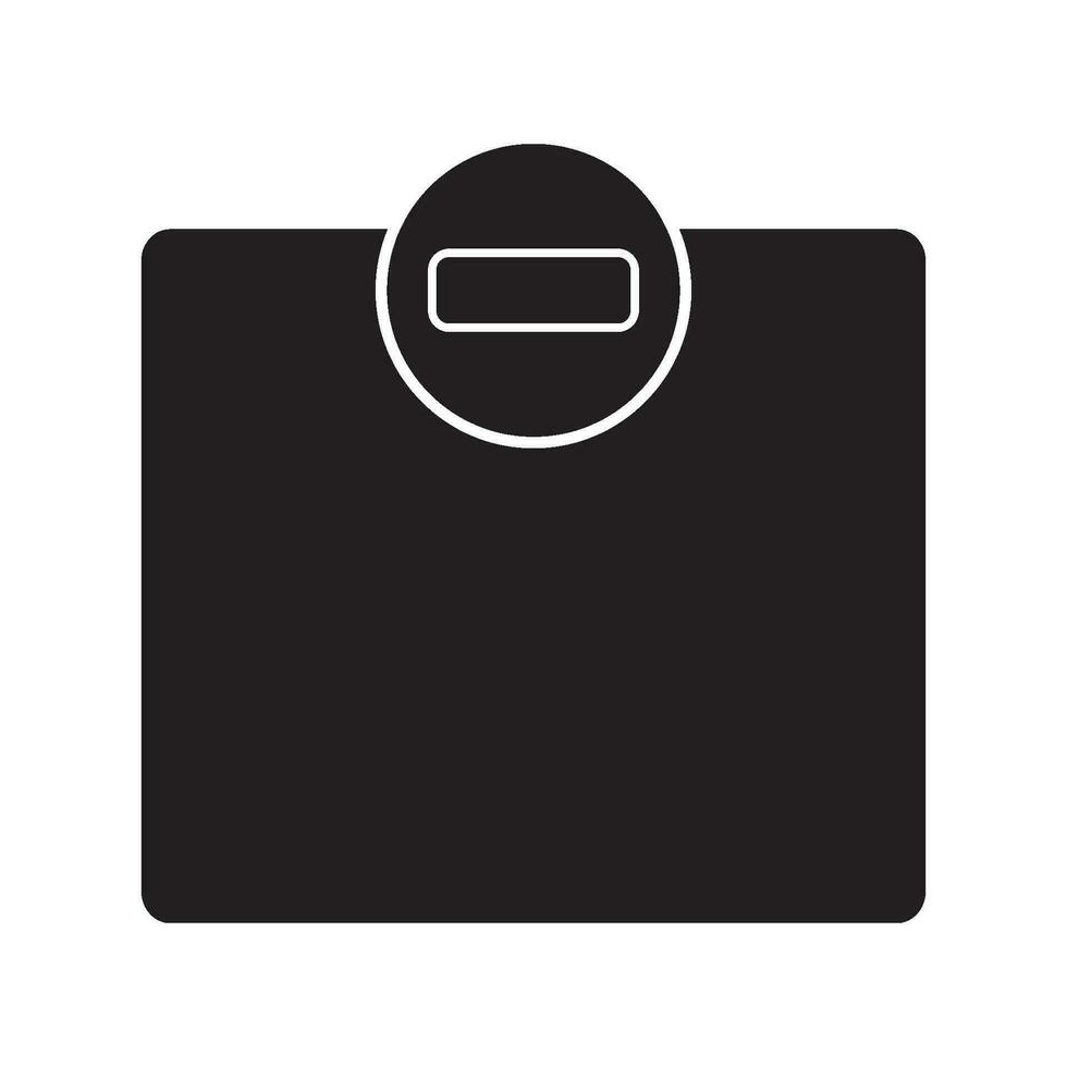 weighing icon vector