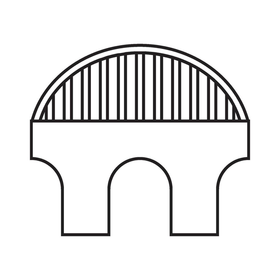 bridge icon vector