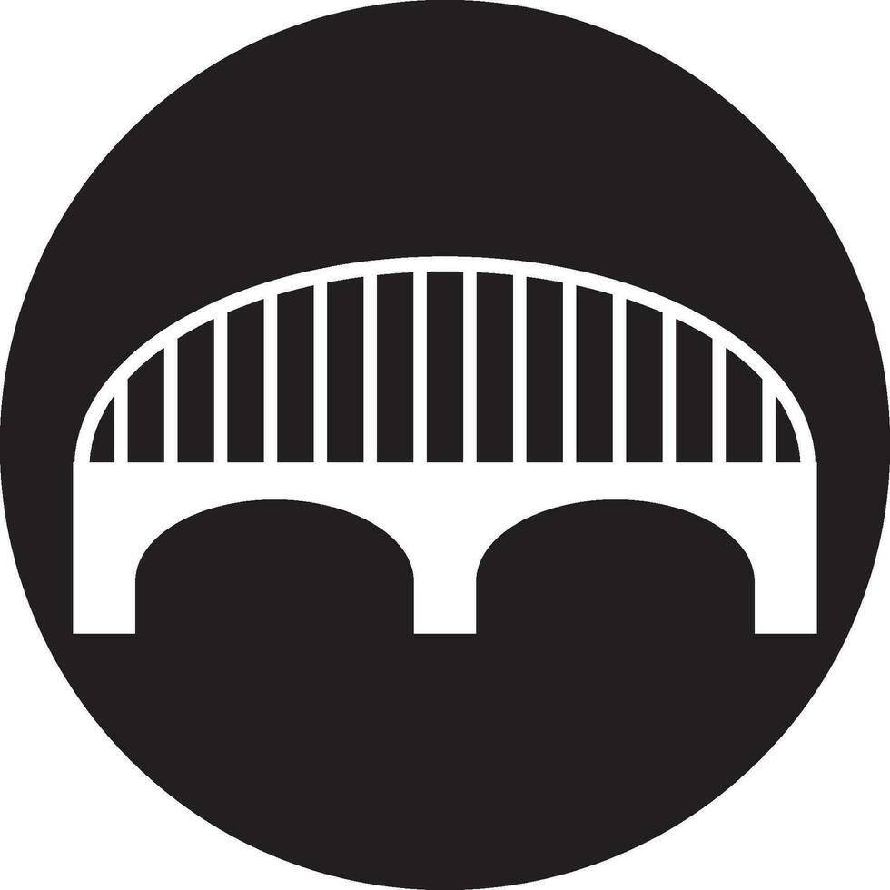 vector de icono de puente