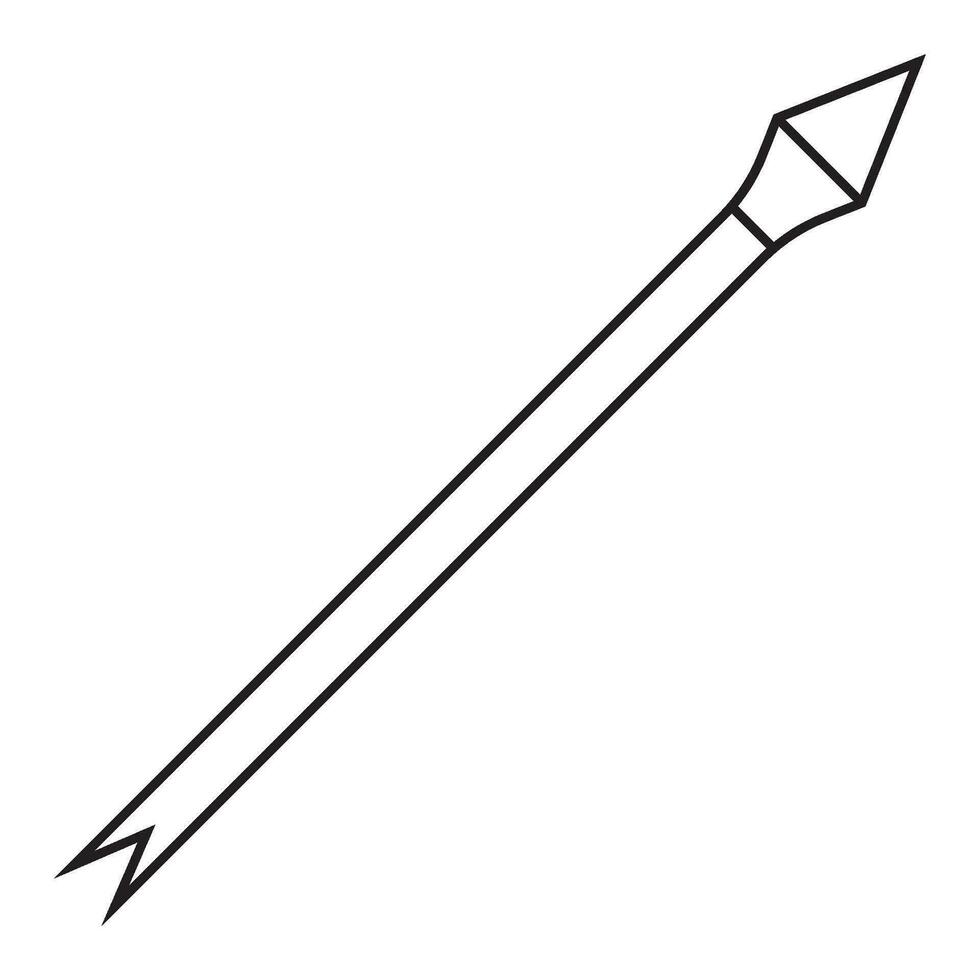spear icon vector