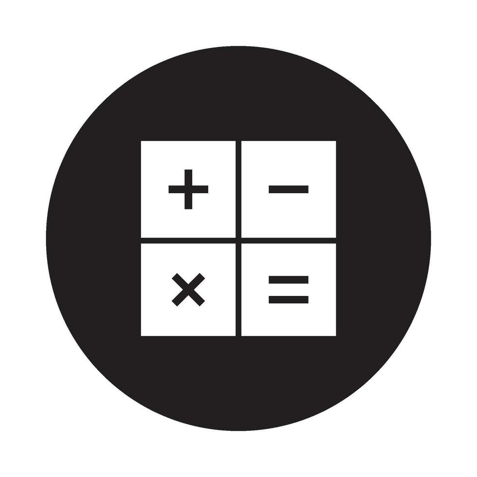 calculator icon vector