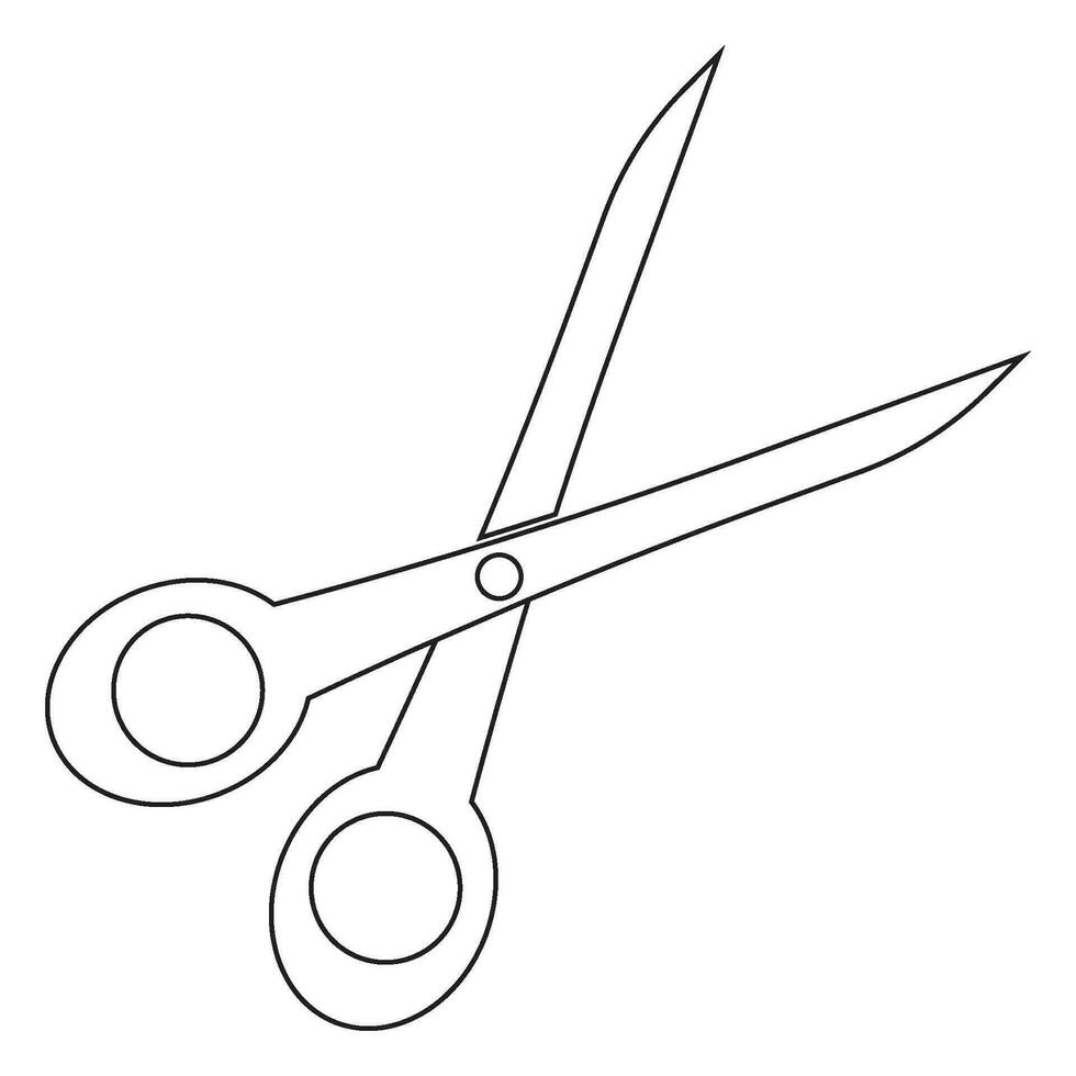 scissors icon vector