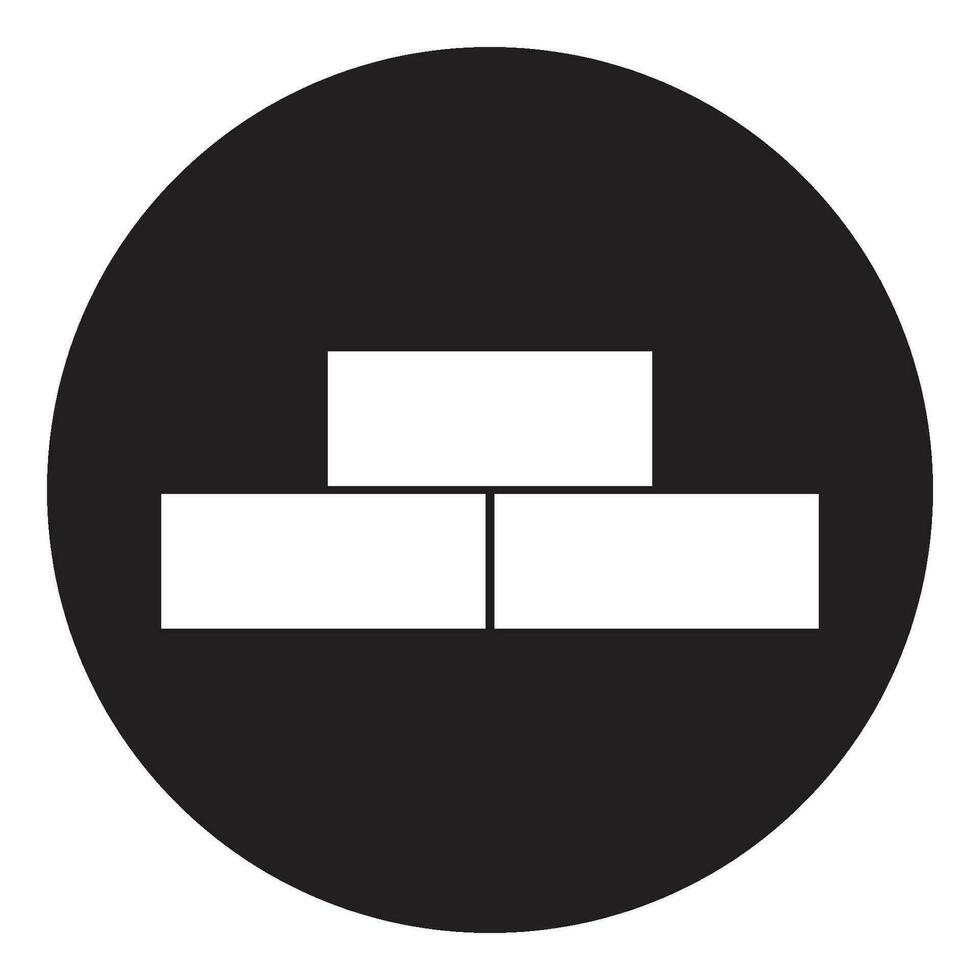brick icon vector