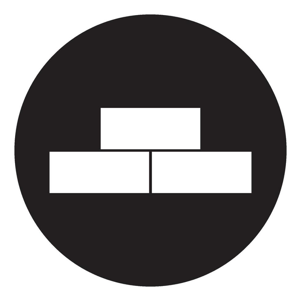 brick icon vector