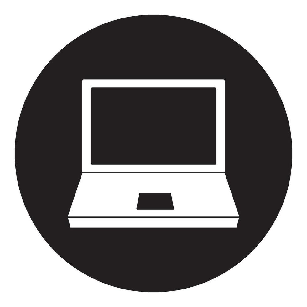 laptop icon vector