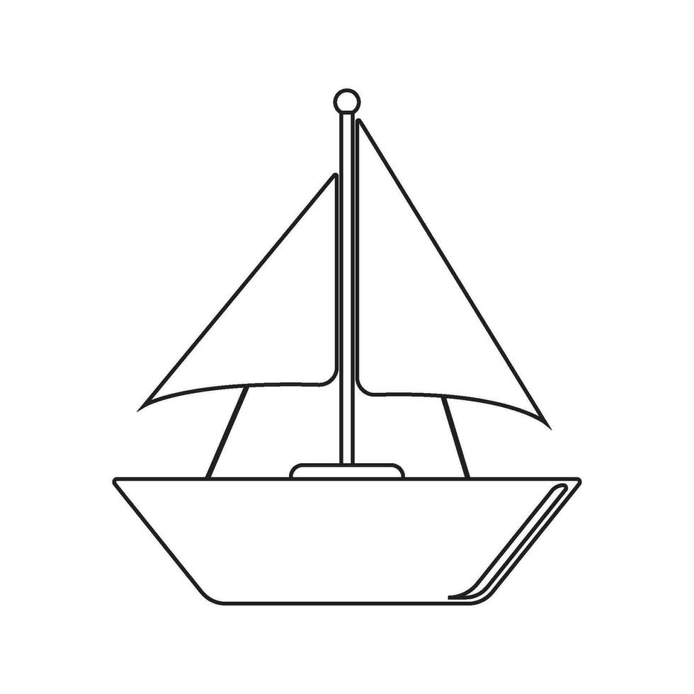 vector icono de barco