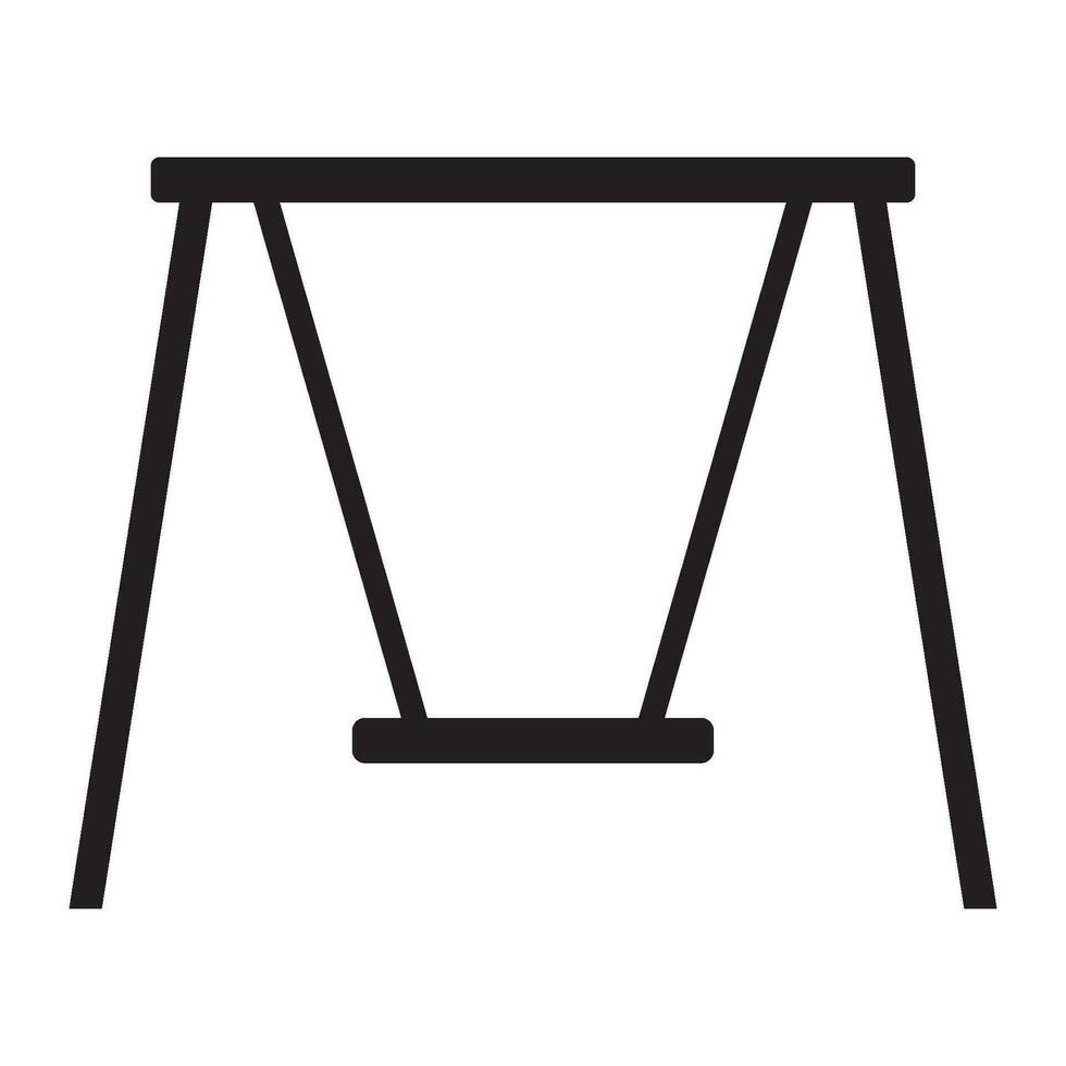swing icon vector
