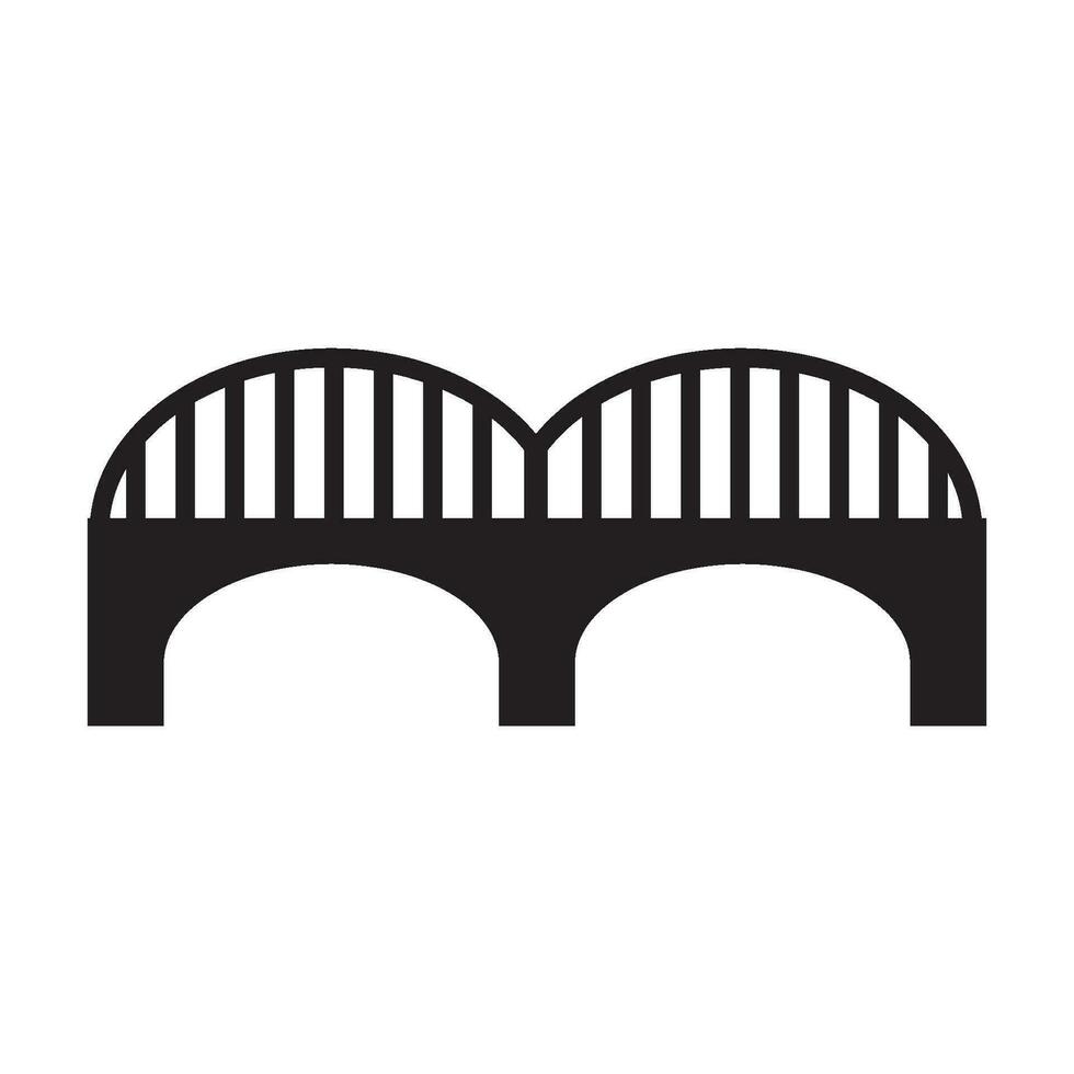 vector de icono de puente